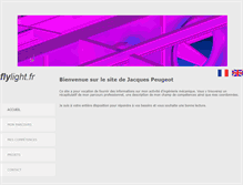 Tablet Screenshot of flylight.fr